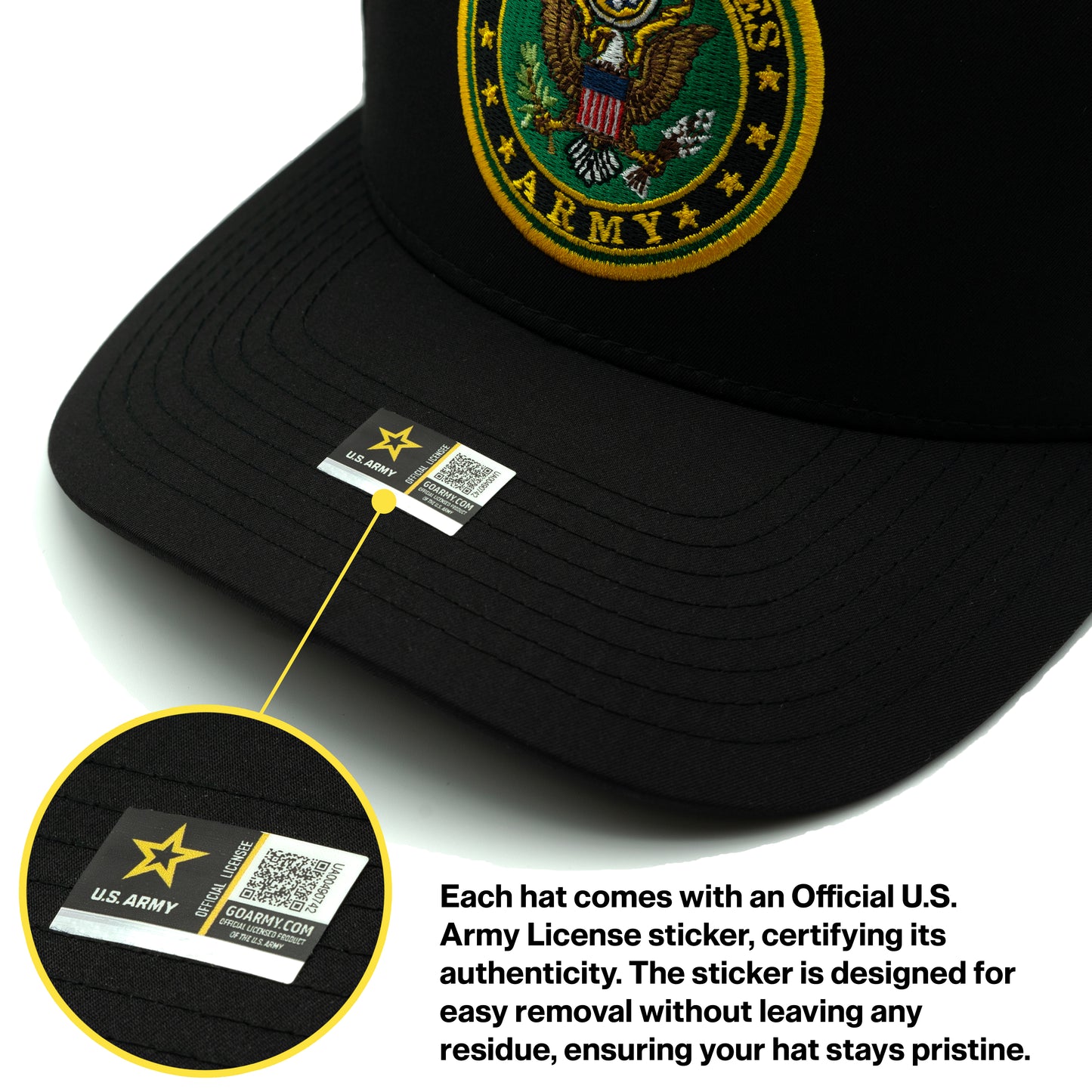 U.S. ARMY CAP, PERFORATED OPERATION IRAQI FREEDOM VETERAN