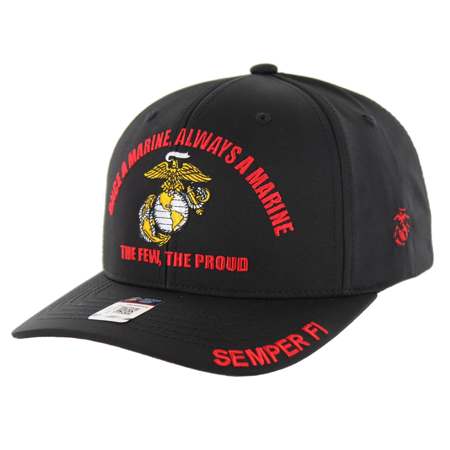 Officially licensed Marine Corps veteran baseball cap for men
