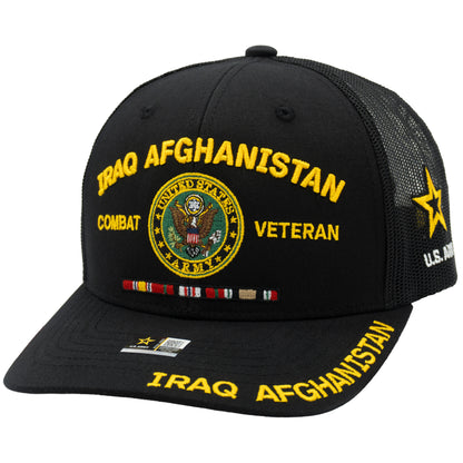 Army veteran trucker hat with premium military design
