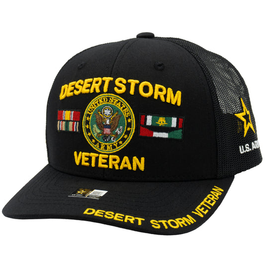 Army veteran trucker hat with premium military design