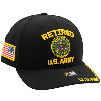 U.S. ARMY CAP, PERFORATED RETIRED ARMY