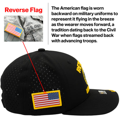 U.S. ARMY CAP, PERFORATED RETIRED ARMY