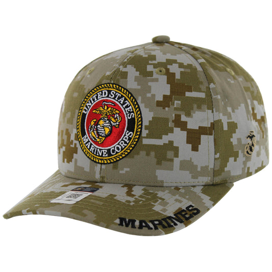 Officially licensed Marine Corps veteran baseball cap for men