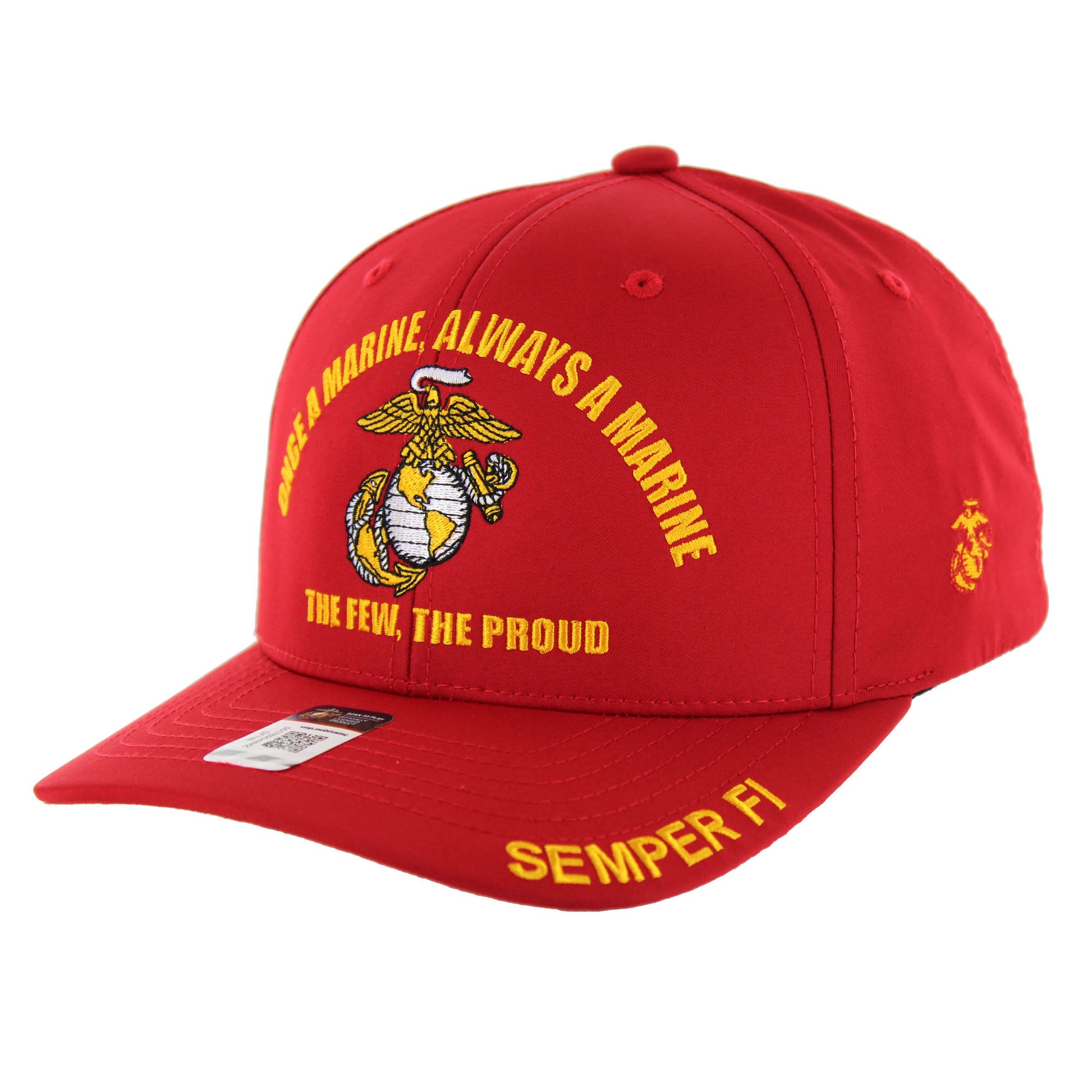 Officially licensed Marine Corps veteran baseball cap for men