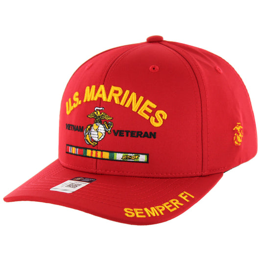 Officially licensed Marine Corps veteran baseball cap for men