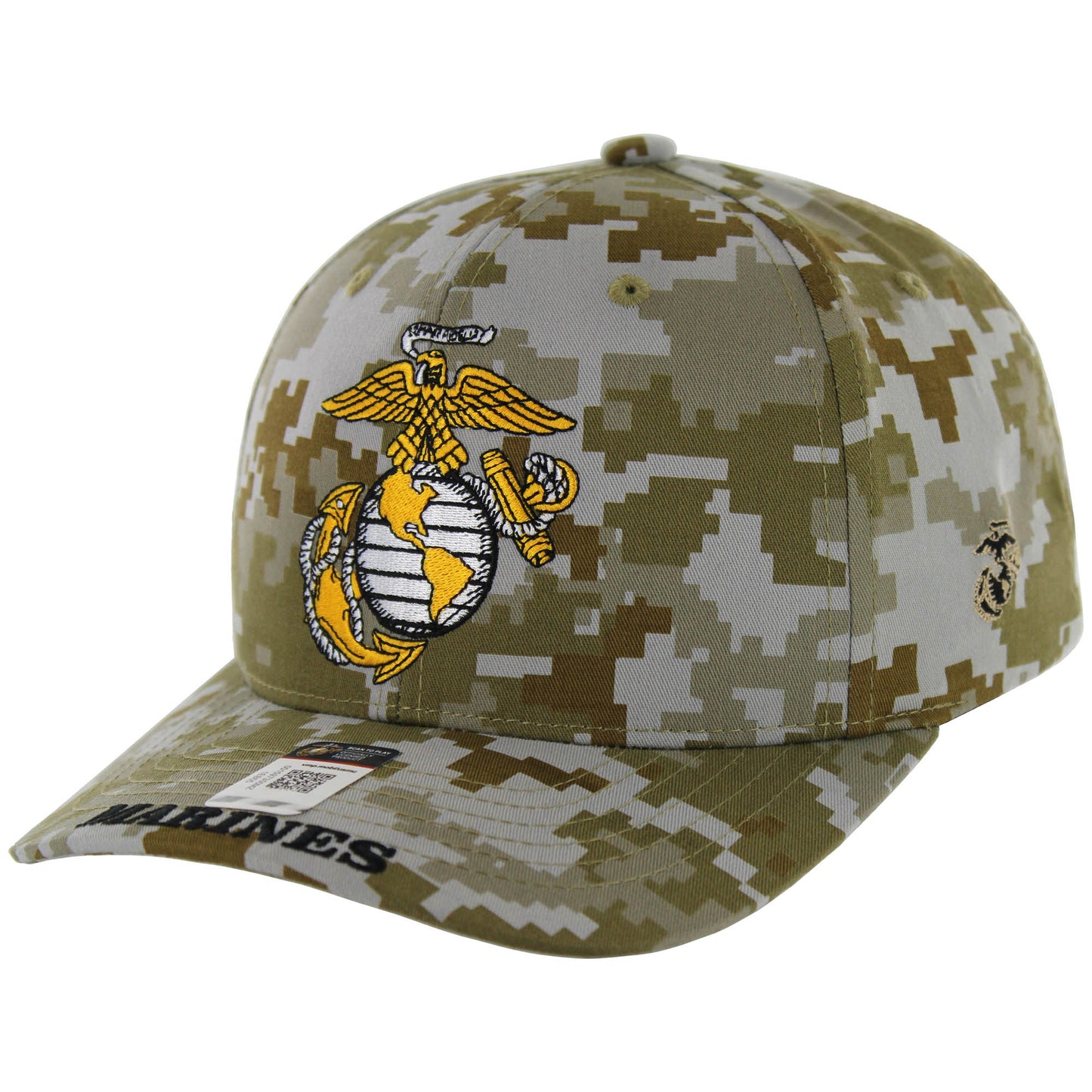 Officially licensed Marine Corps veteran baseball cap for men