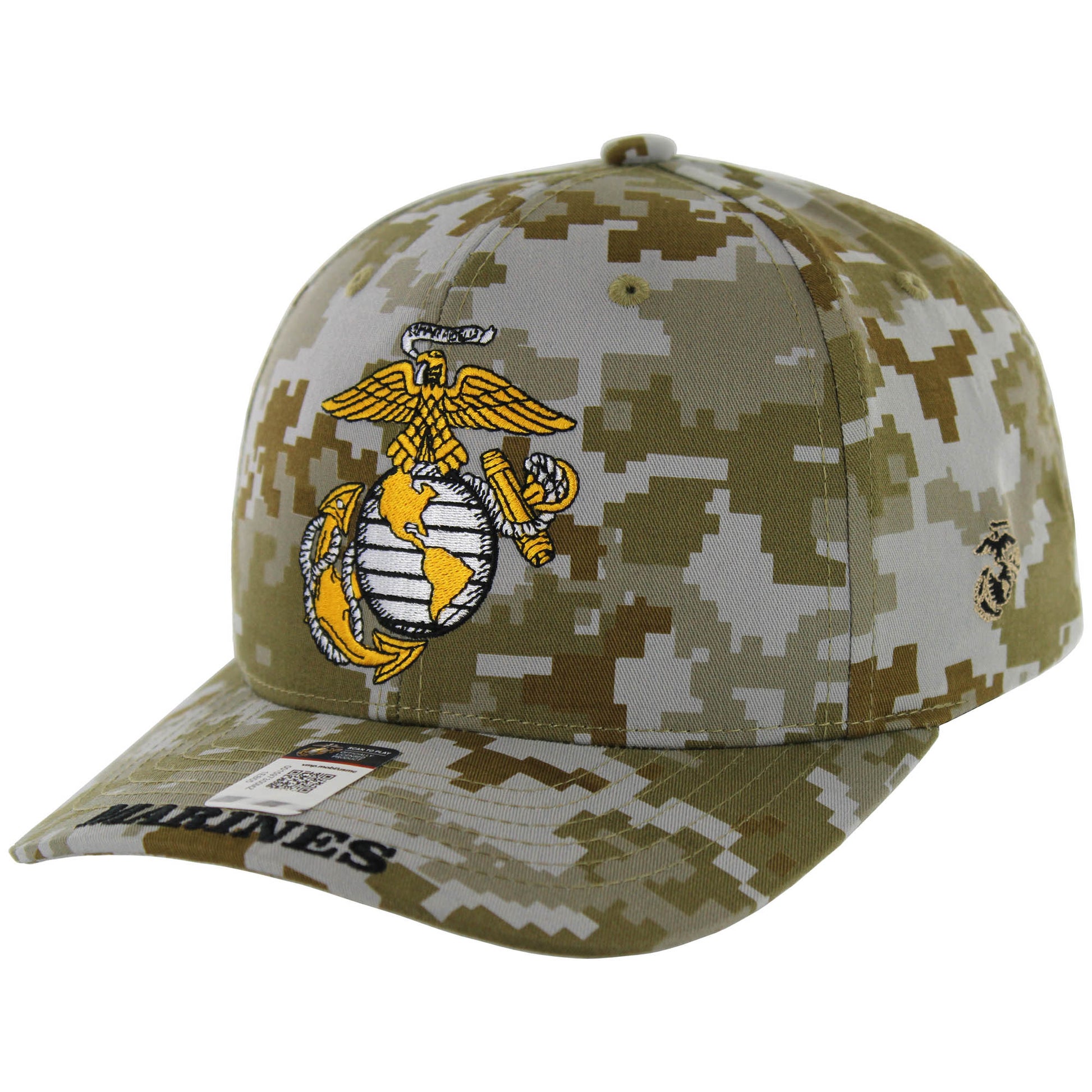 Officially licensed Marine Corps veteran baseball cap for men