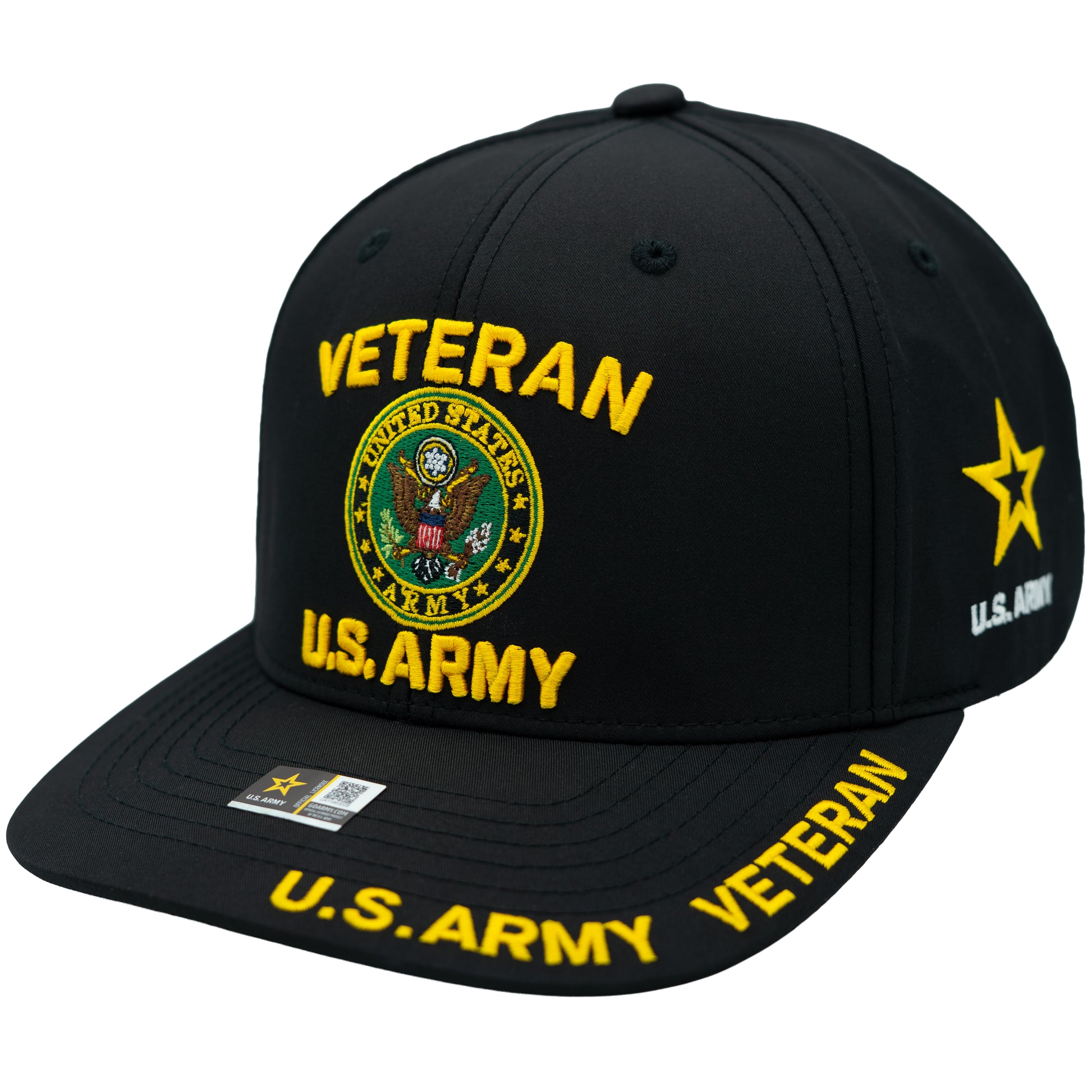 Army veteran perforated hat with premium military design