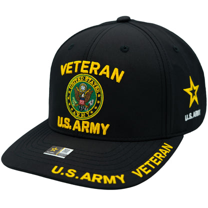 Army veteran perforated hat with premium military design