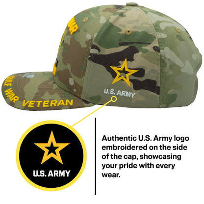 U.S. ARMY CAP, CAMO GULF WAR VETERAN